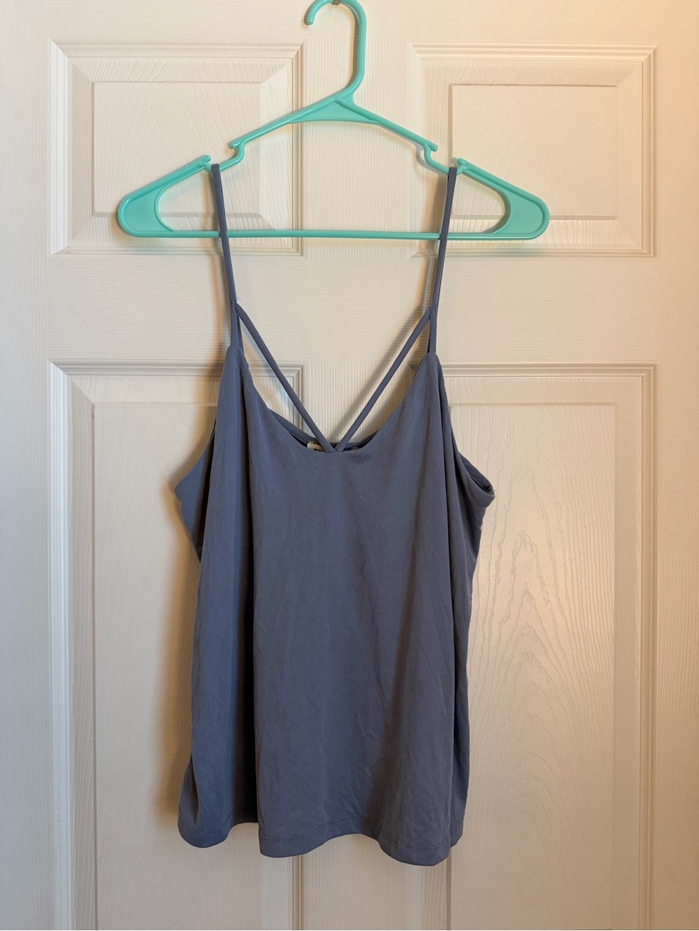 Women’s Strappy Slate Blue Camisole Tank Top